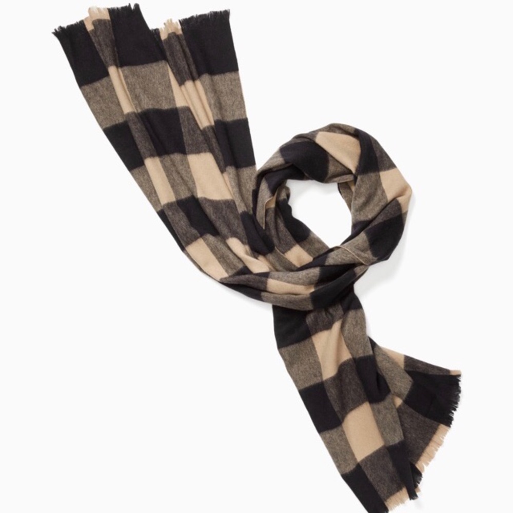 NWT Kate Spade Brooke Street Mega Block Wrap/Scarf